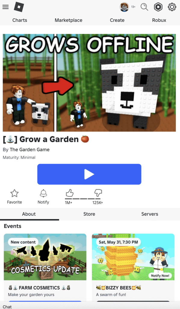 Grow a garden Script Screenshot in Roblox.com